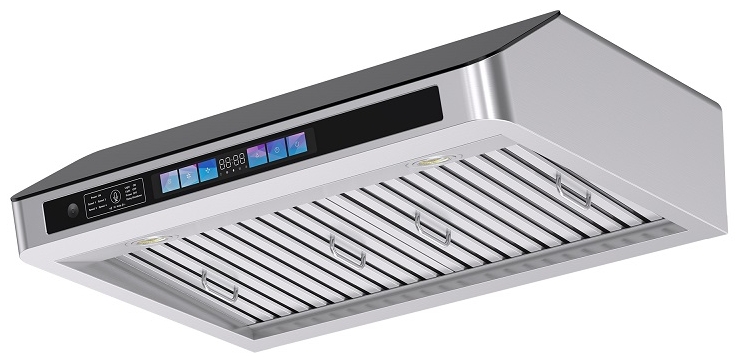 i-smart range hood ngaphansi kwekhabethe